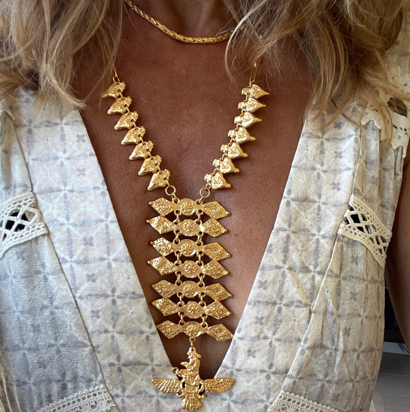 Faravahar Statement Necklace