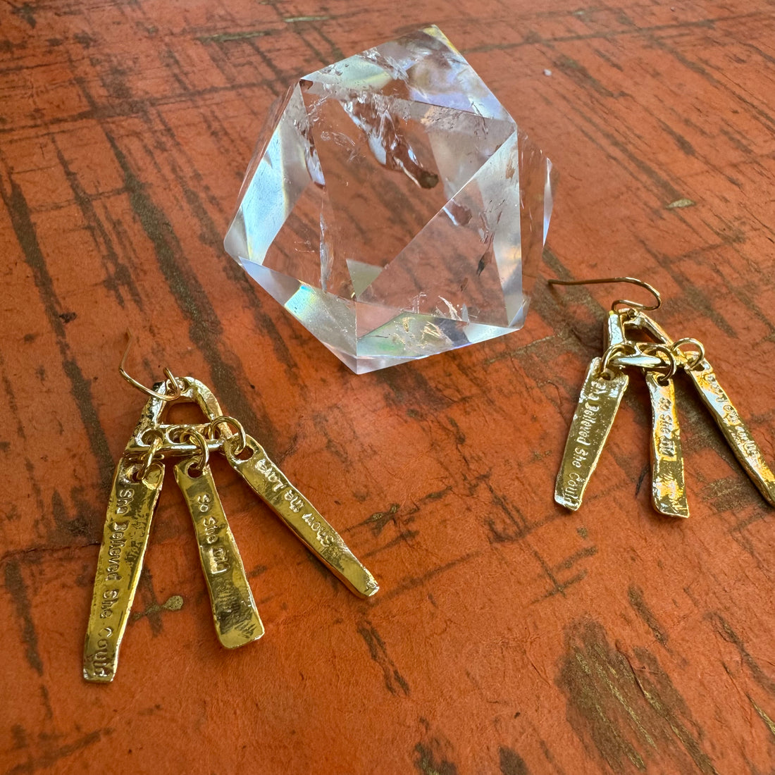 She Believed She Could Dangle Earrings