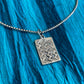 Flow Like Water Necklace in Silver Top View