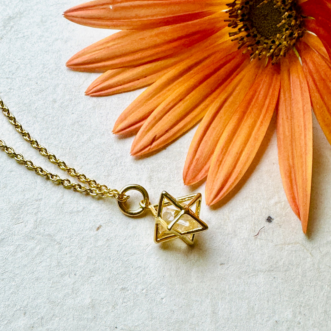 Merkaba Crystal Necklace