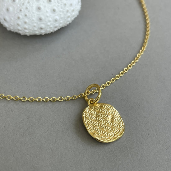 Flower of the Universe Small Medallion Necklace