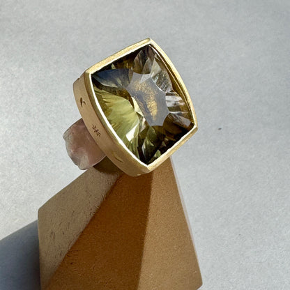 Child of the Universe Green Gemstone Rings - Fairmined 14kt Gold