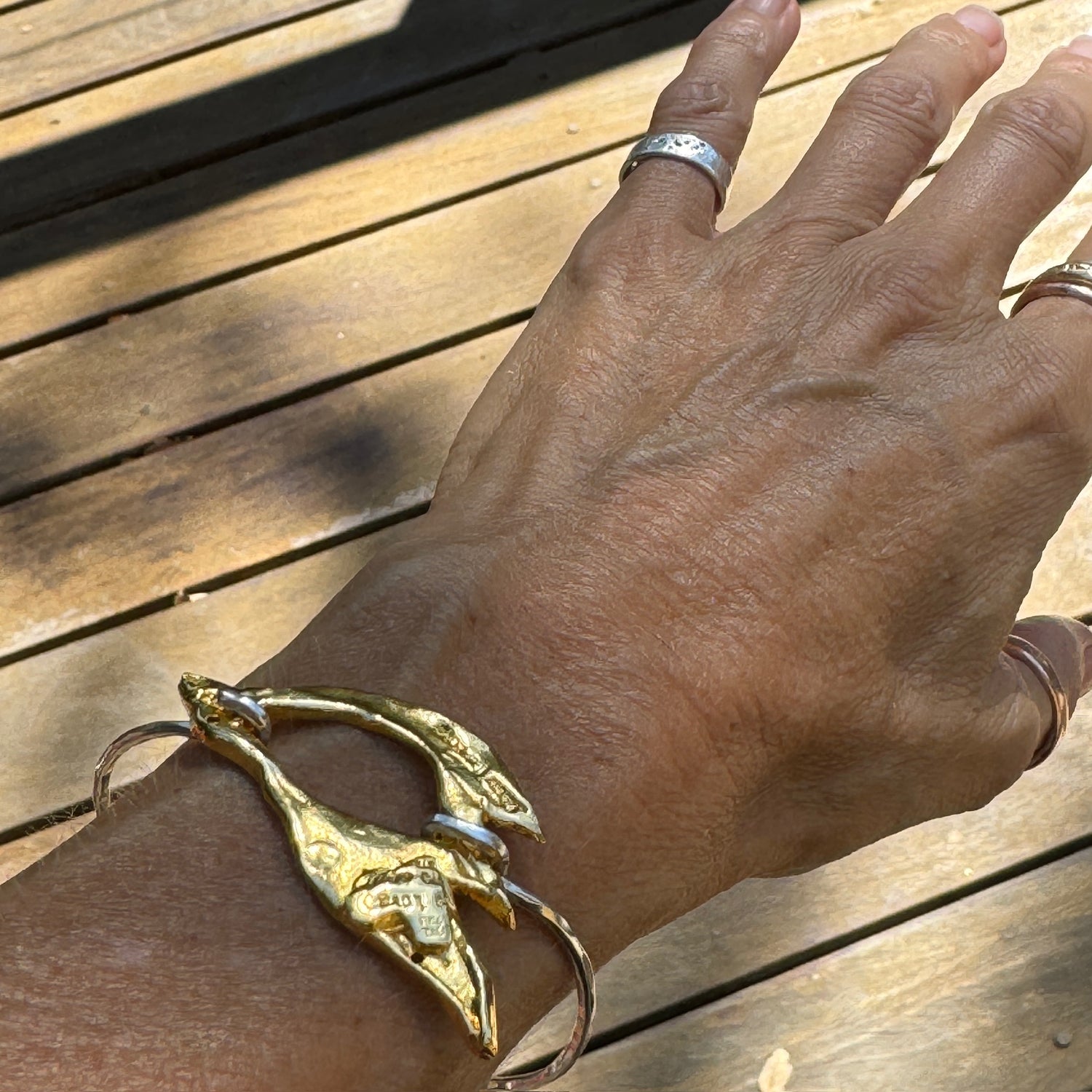 I Fly With Wind Beneath My Wings Bracelet