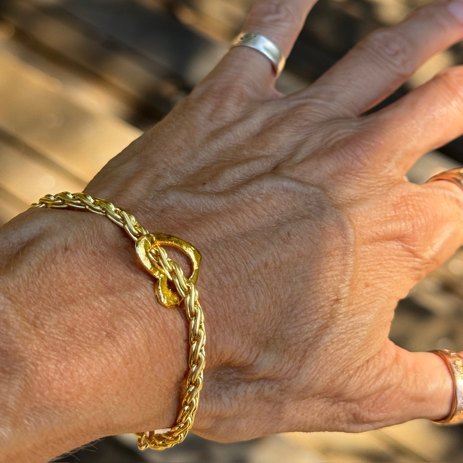 Show The Love For Yourself Gold Bracelet