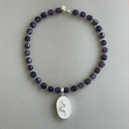 Amethyst Serpent Necklace