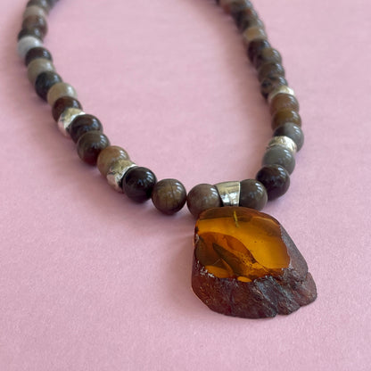 Amber Energy Necklace