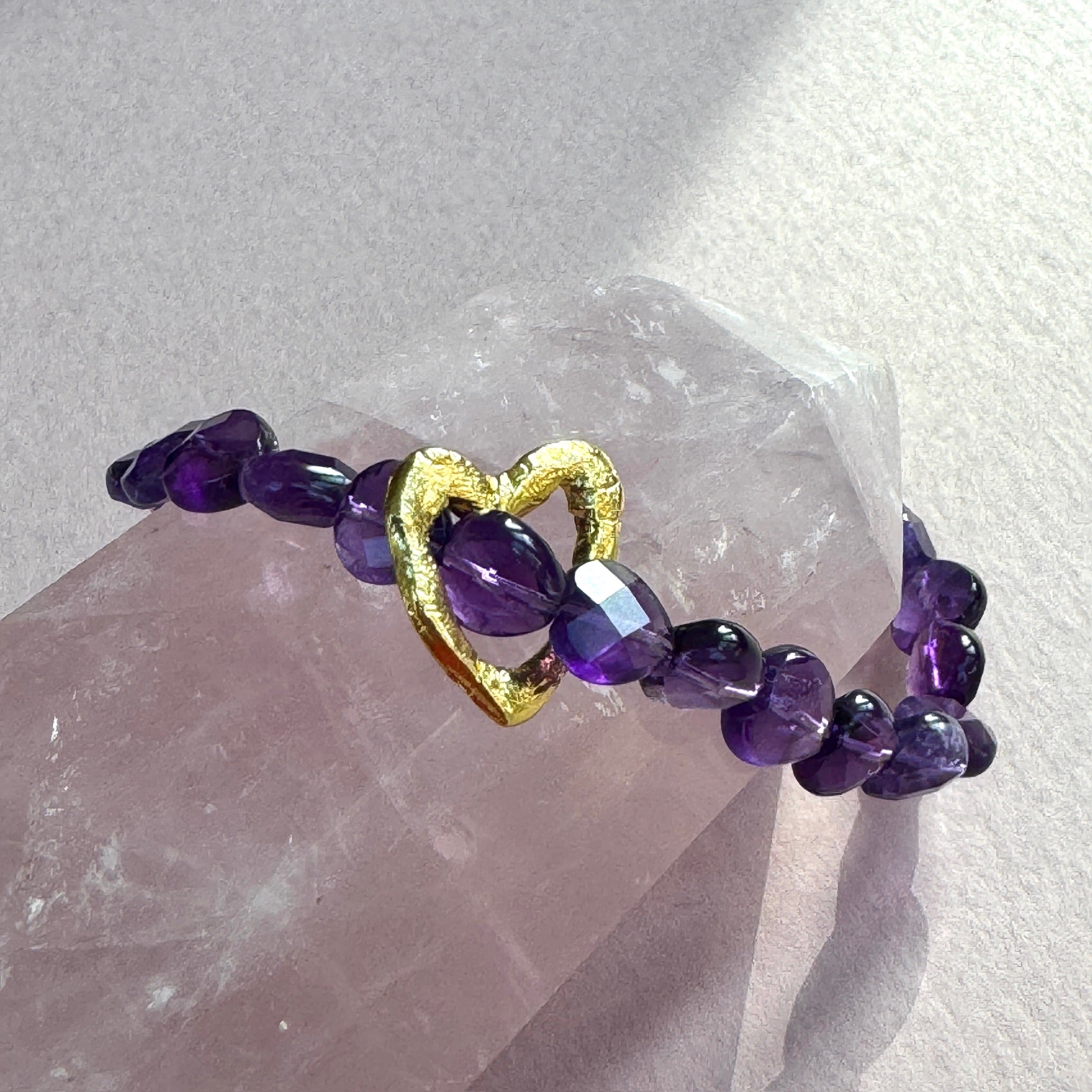 Amethyst Heart Show The Love Bracelet