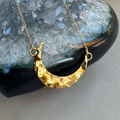 Lunar Empowerment Crescent Moon Necklace