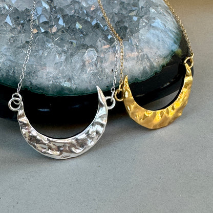 Lunar Empowerment Crescent Moon Necklace