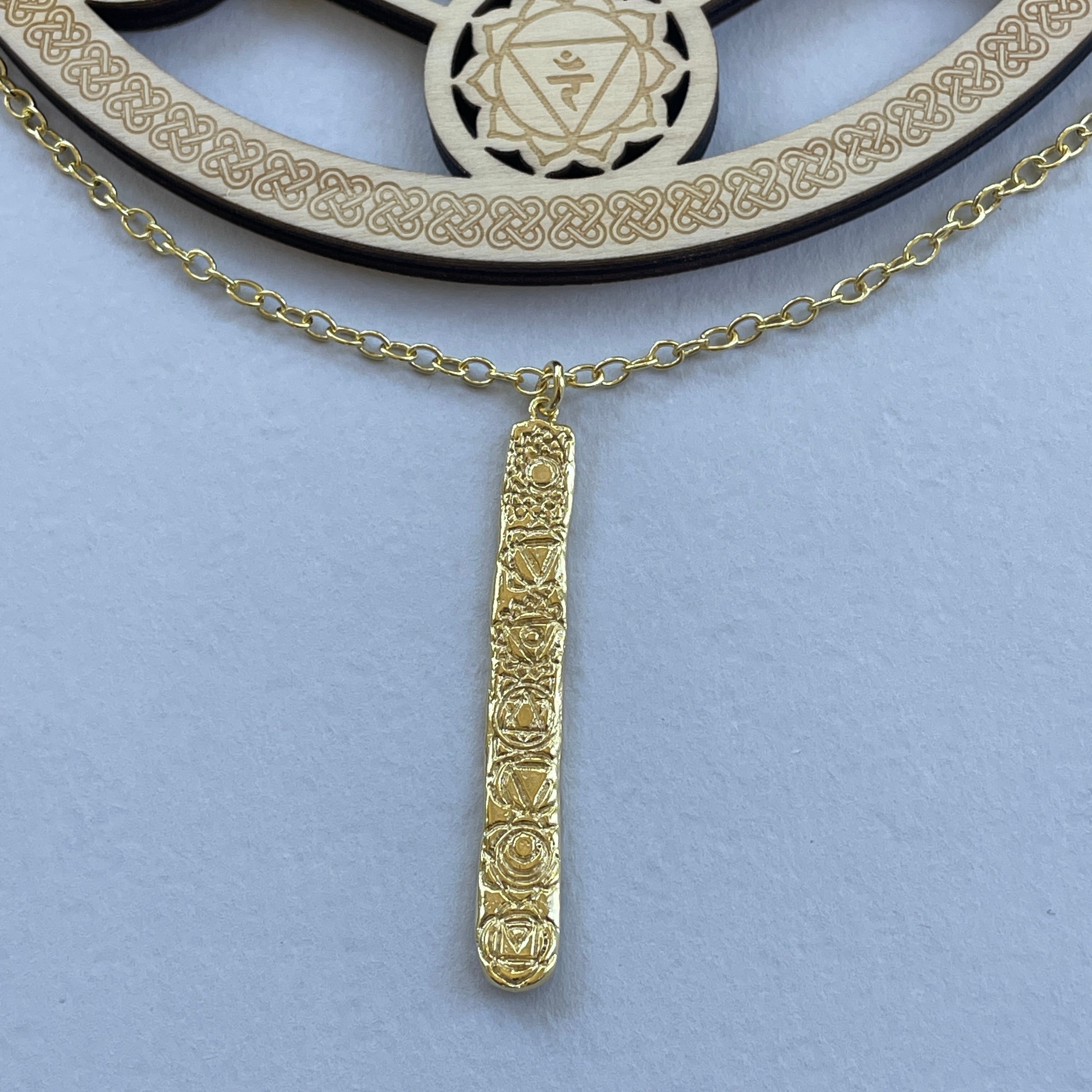 Balance Your Chakras Long Pendant Necklace