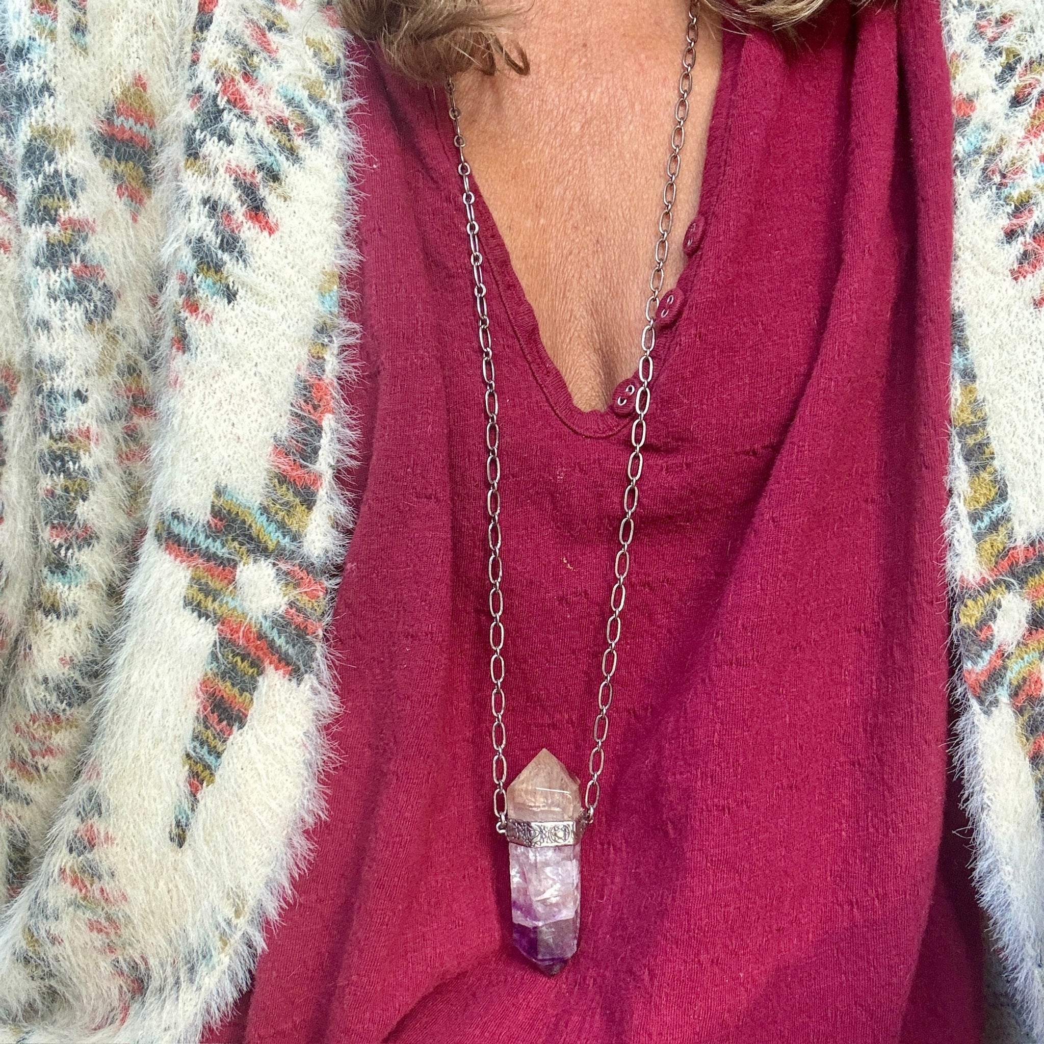 Fluorite Crystal Mastery Necklace