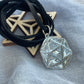 Icosahedron Leather Necklace