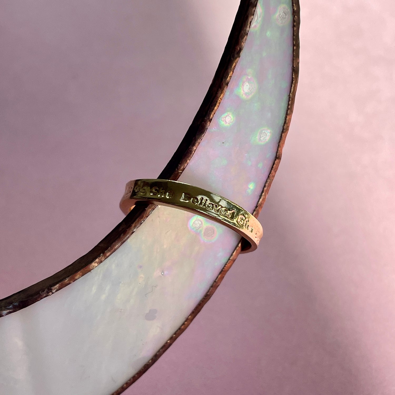 She Believed She Could So She Did Classic Ring