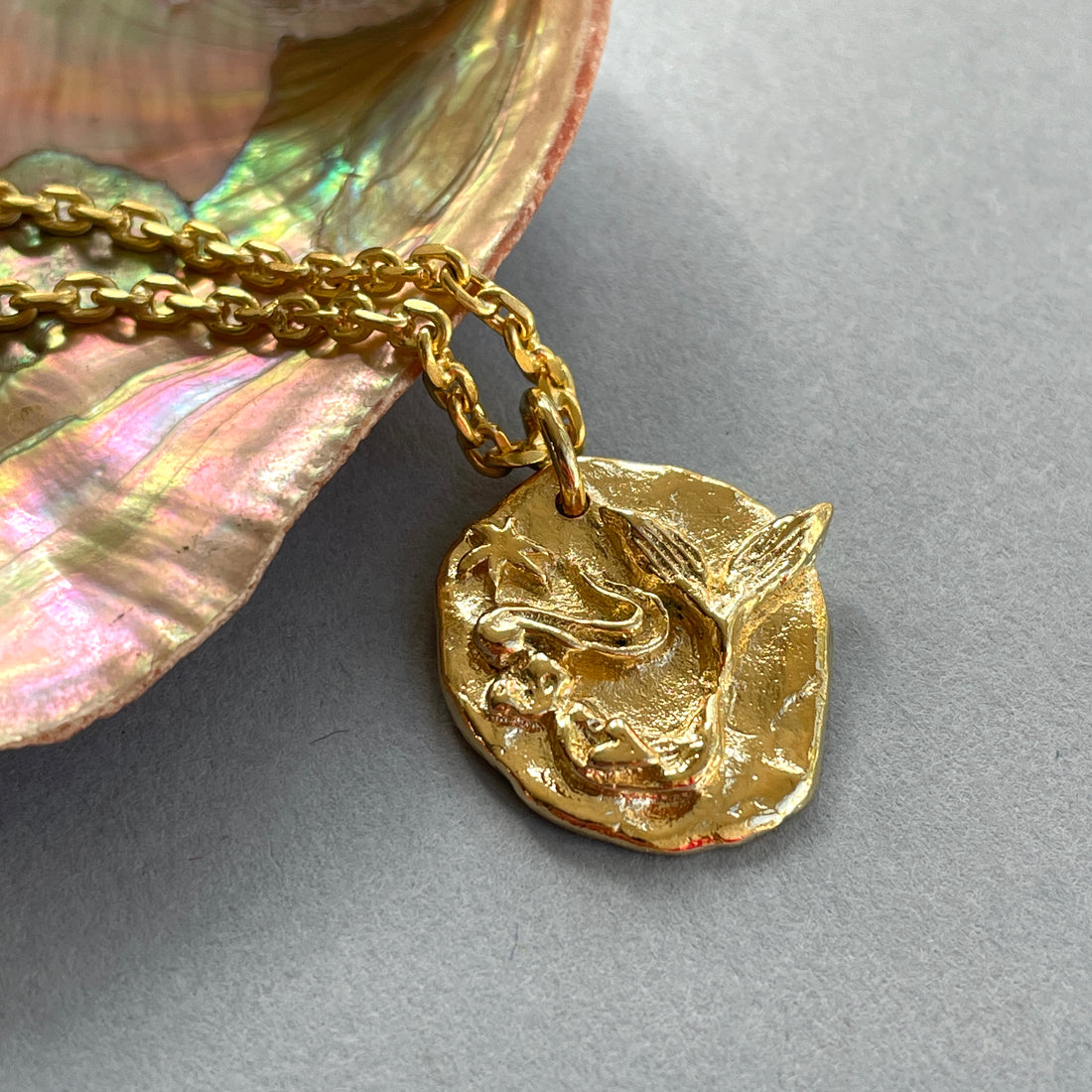 Mermaid Medallion Necklace