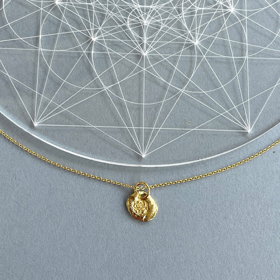 Classic STL Flower of the Universe Dainty Necklace