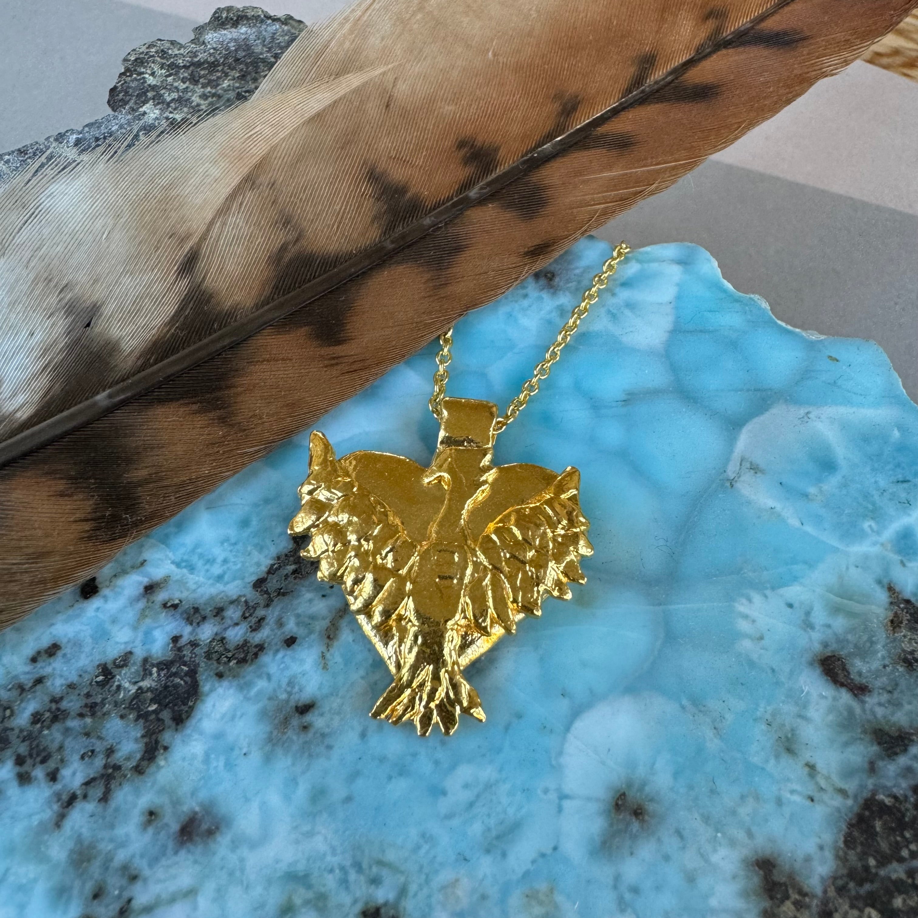 Phoenix Heart Necklace