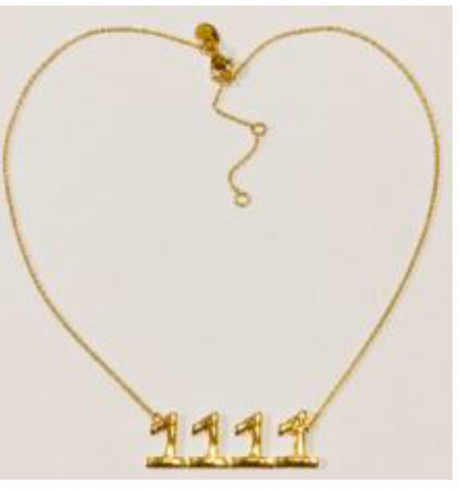 Triplet Angel Numbers Necklace