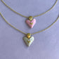 It’s Only With The Heart Enamel Necklace