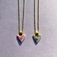 It’s Only With The Heart Enamel Necklace
