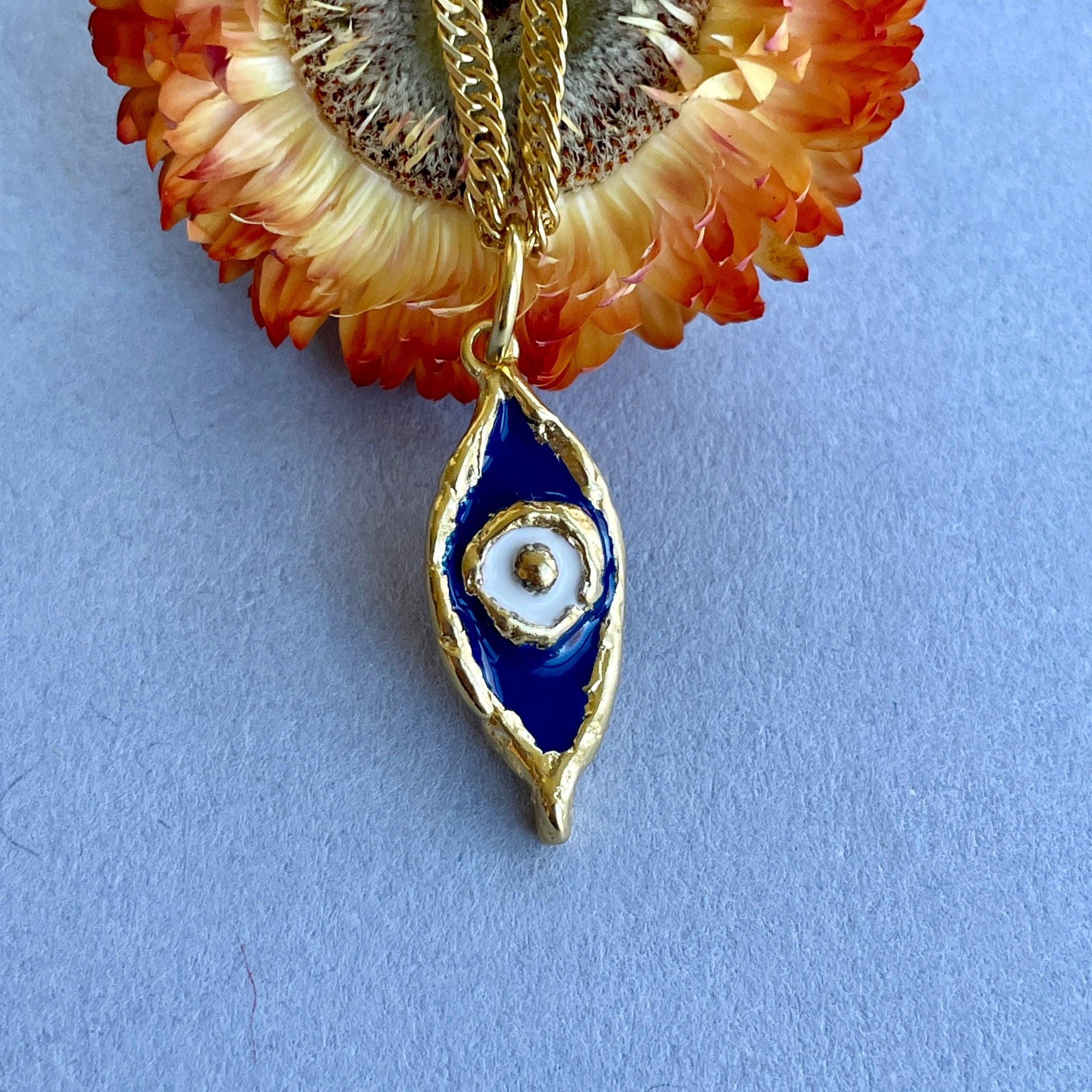 Party Black Tourmaline Orgone Pendant With Eye Symbol, Size: 45mm at Rs 130  in Khambhat