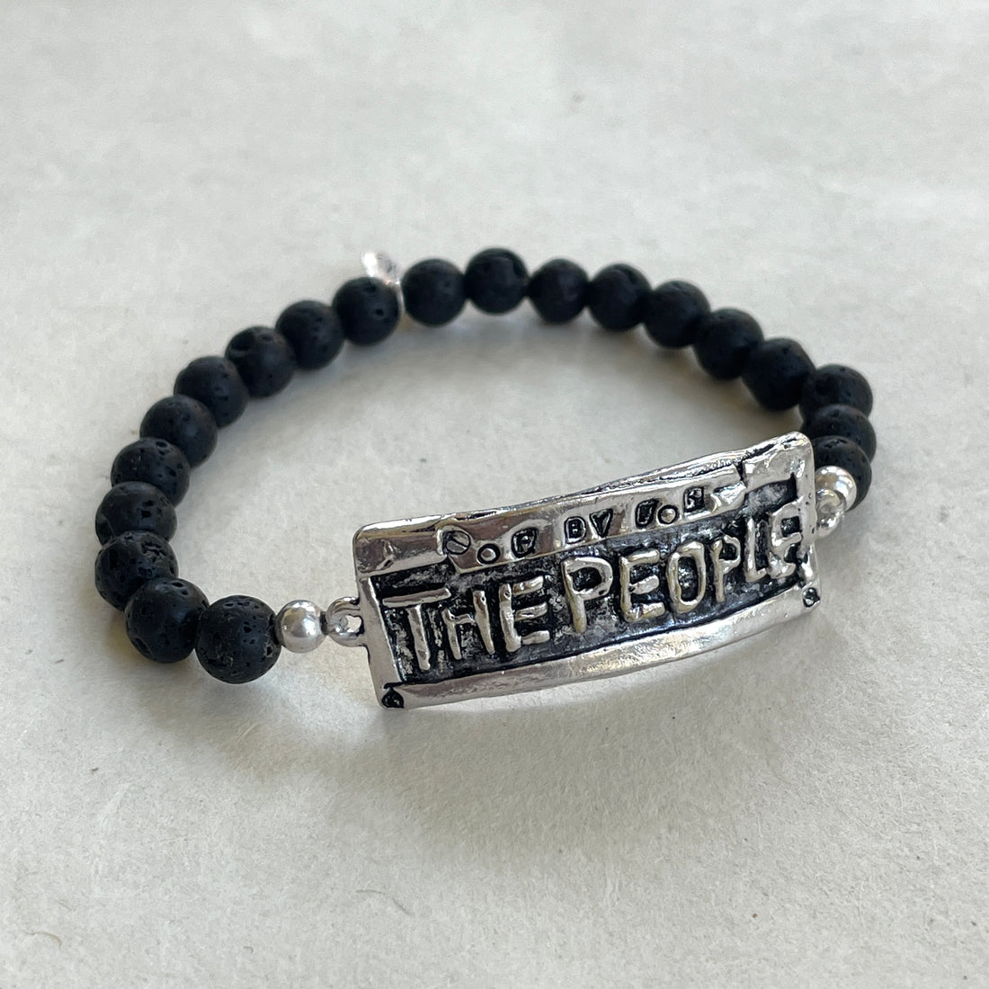 The People Lava Bead Bracelet