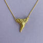 Shark Tooth Necklace - Gold